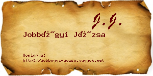 Jobbágyi Józsa névjegykártya